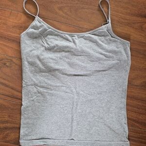 Gray Women's Shelf Bra Tank Top By Aeropostale- XL